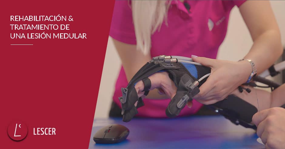 Rehabilitación y tratamiento de una lesión medular